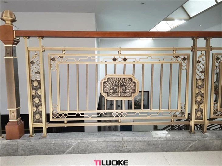 copper handrail for stairs